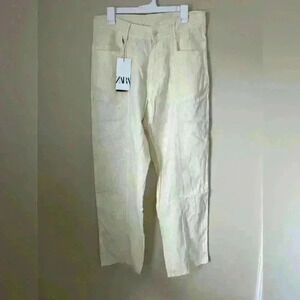 NWT Zara Men Linen Pants size 42